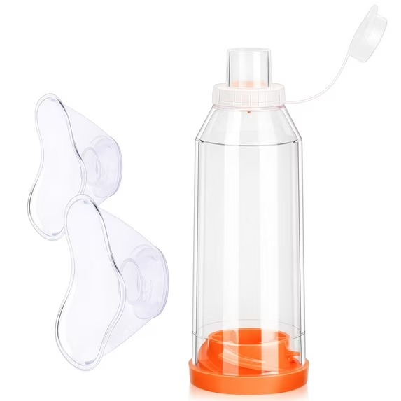 Aerosol Medication Spacer Chamber with 2 Masks